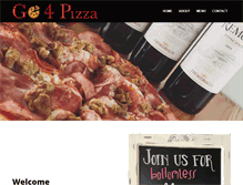 Tablet Screenshot of go4pizza.com